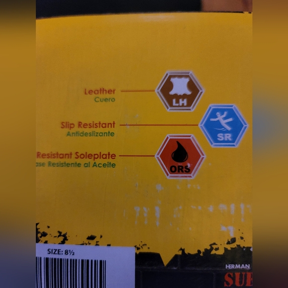 NIB HERMAN SURVIVOR NON SLIP ATHLETIC  WORK SHOES WOMEN 8.5 - Picture 6 of 6